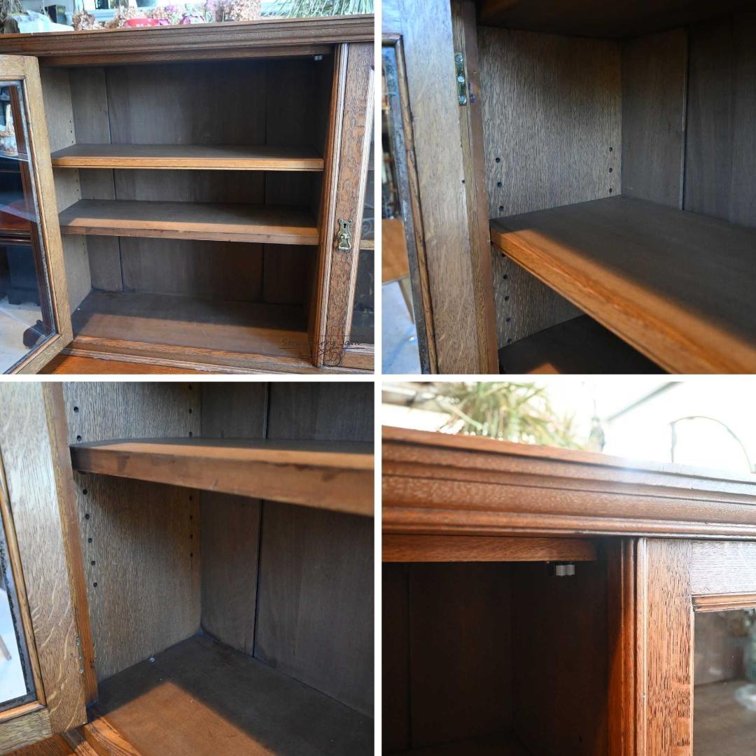 L3705-230 英国アンティーク キッチンキャビネット 食器棚 サイドボード