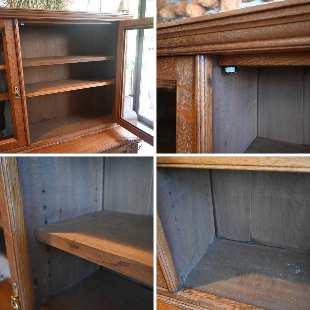 L3705-230 英国アンティーク キッチンキャビネット 食器棚 サイドボード