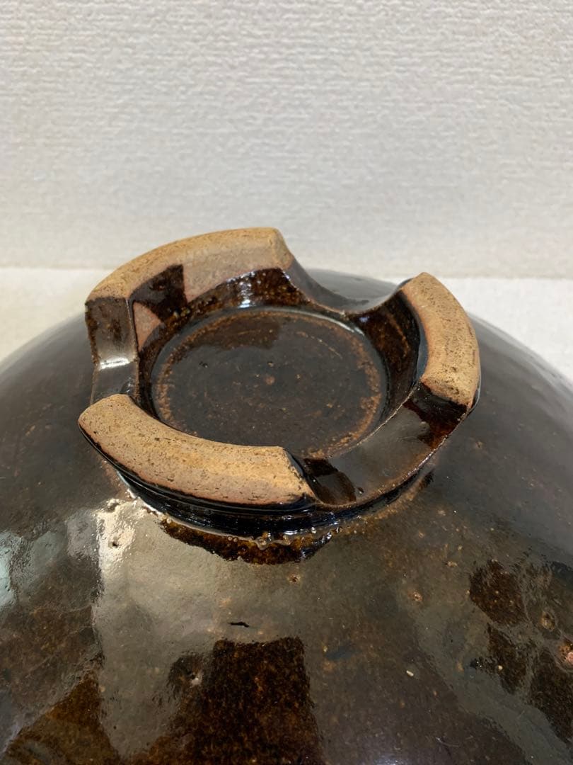 【土鍋】土楽窯　黒鍋　尺三寸（6人〜用）