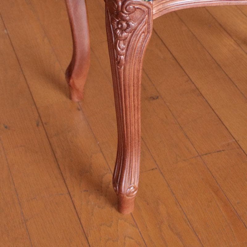 クラシックファブリック スツール いちご泥棒 猫脚 足置き 602-1061