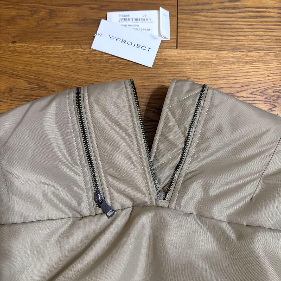 (超美品)Y/PROJECT ボンバージャケット ベージュ