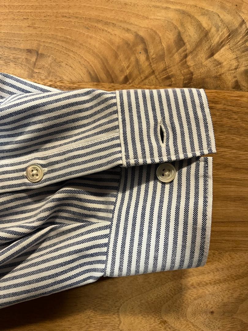 【タグ付】FreshService DRY OXFORD BLUE STRIPE