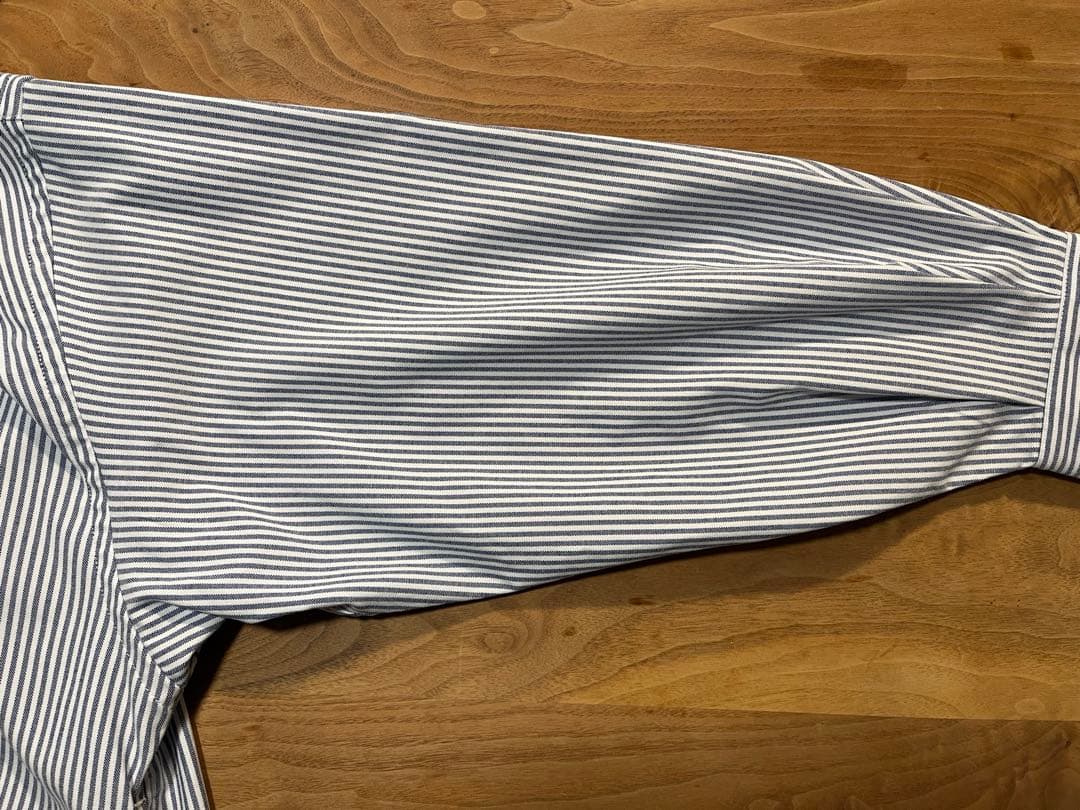 【タグ付】FreshService DRY OXFORD BLUE STRIPE