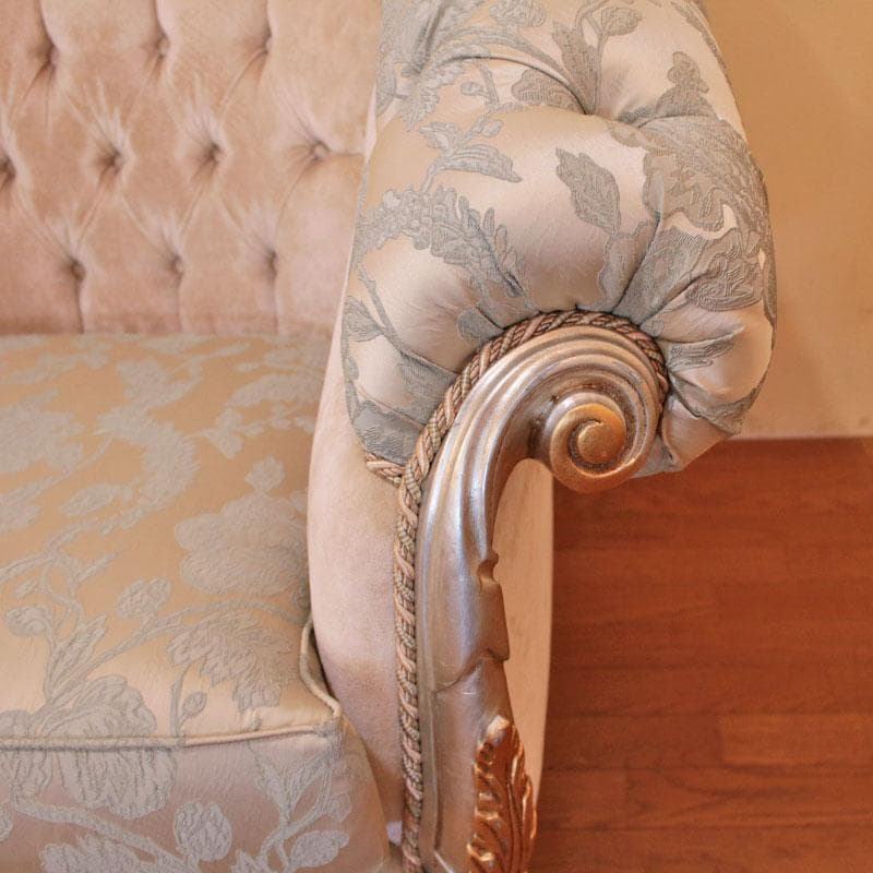 一人掛けソファ ファブリックチェア 水色 インテリア 122-331