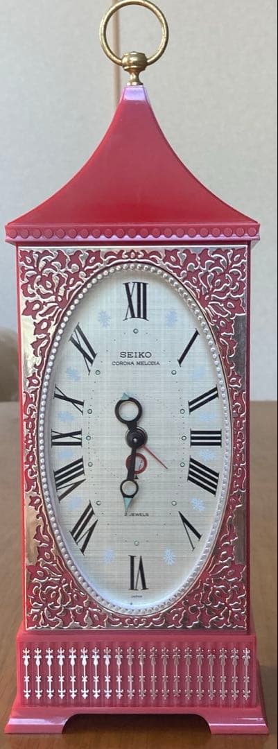 昭和レトロな手巻き目覚まし時計　セイコー ビンテージクロック バードソング