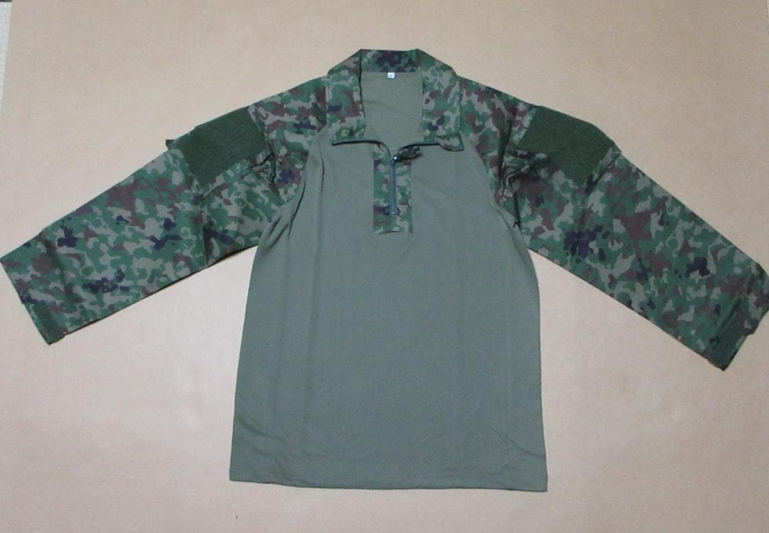 Ｍサイズ陸上自衛隊迷彩のコンバットシャツ（官給品スタイルレプリカ）