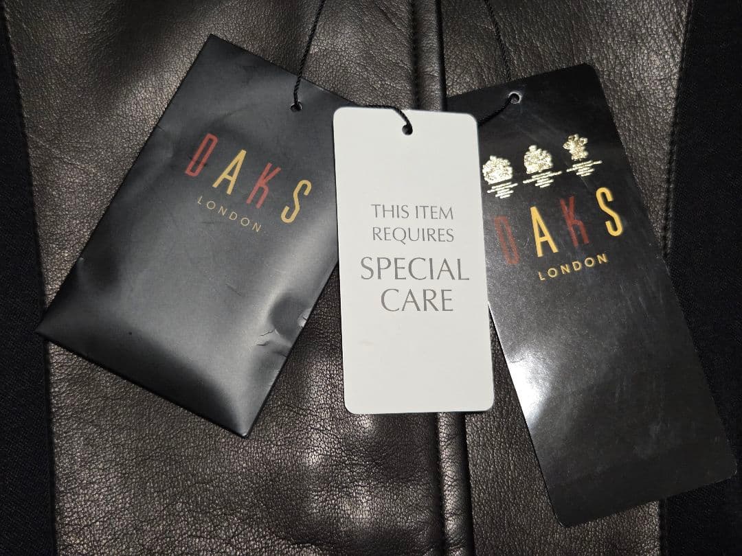 【新品】タグ付き DAKS ジャケット 羊皮 定価11万 サイズ40