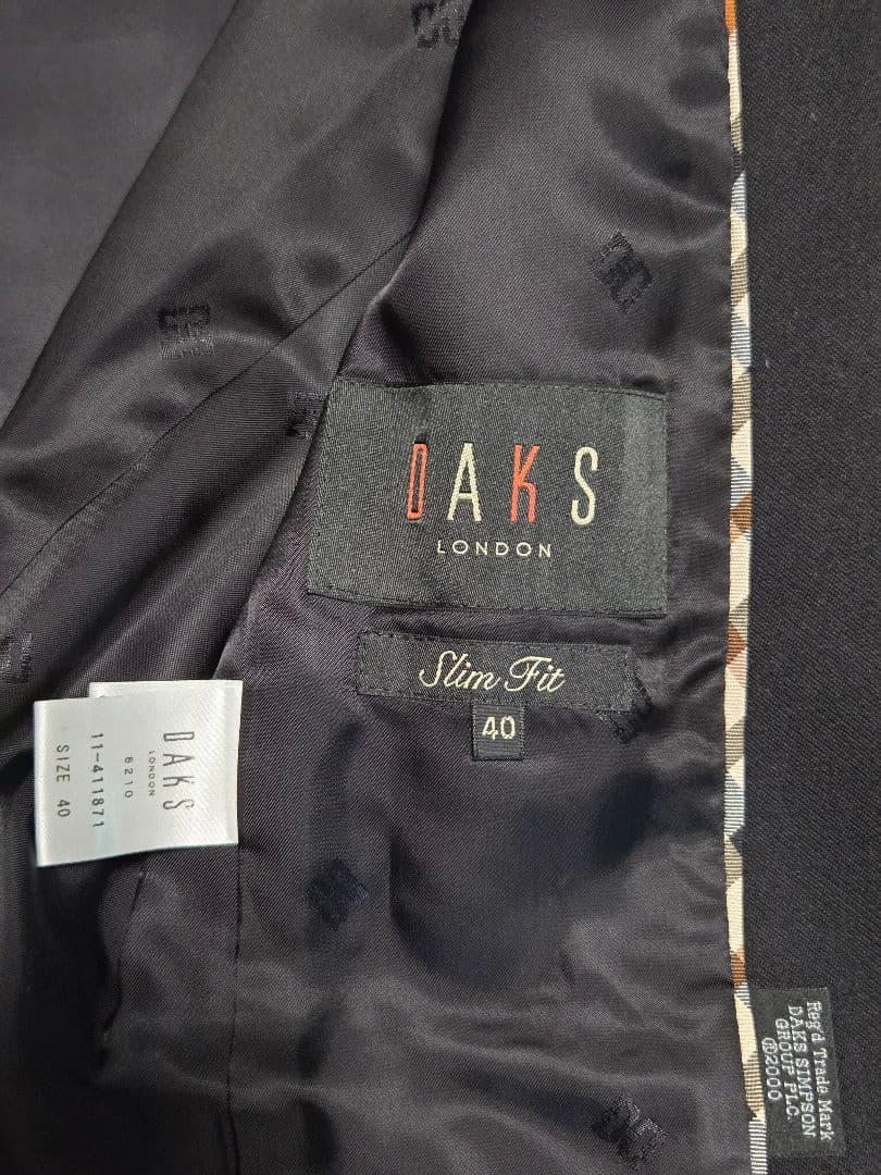 【新品】タグ付き DAKS ジャケット 羊皮 定価11万 サイズ40