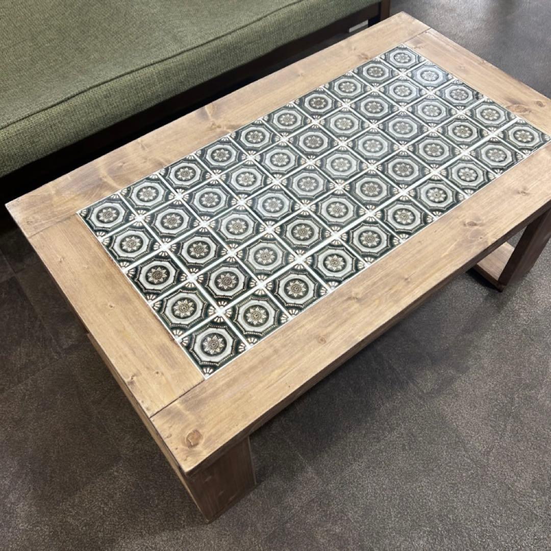 タイルテーブル　RASTICA DESIGNラスティカ・デザイン　グリーン