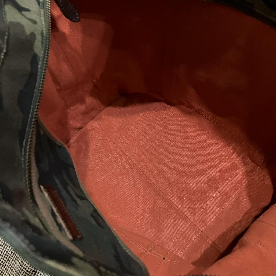 ポロラルフローレン キャンバス ビッグポニートートバッグ カモフラ 特大サイズ