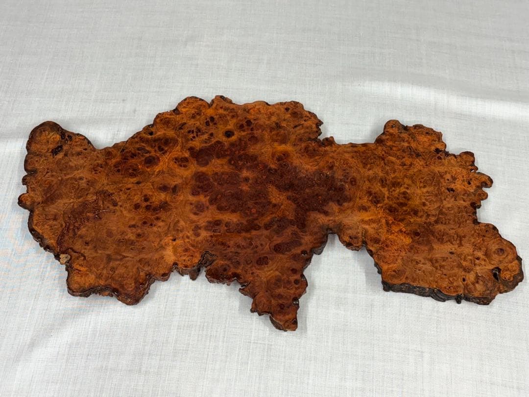 葡萄杢　玉杢　敷板　一枚板　天然木　花台　盆栽台　香炉台　飾台　木工　古美術