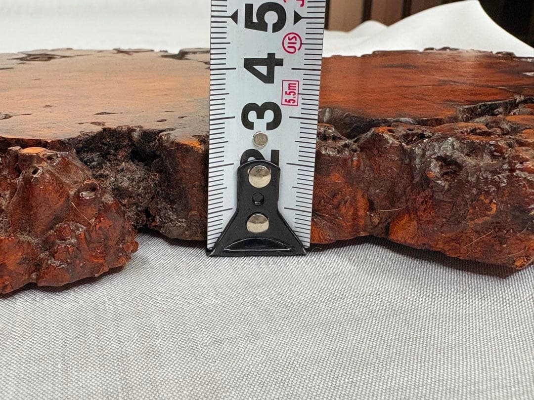 葡萄杢　玉杢　敷板　一枚板　天然木　花台　盆栽台　香炉台　飾台　木工　古美術