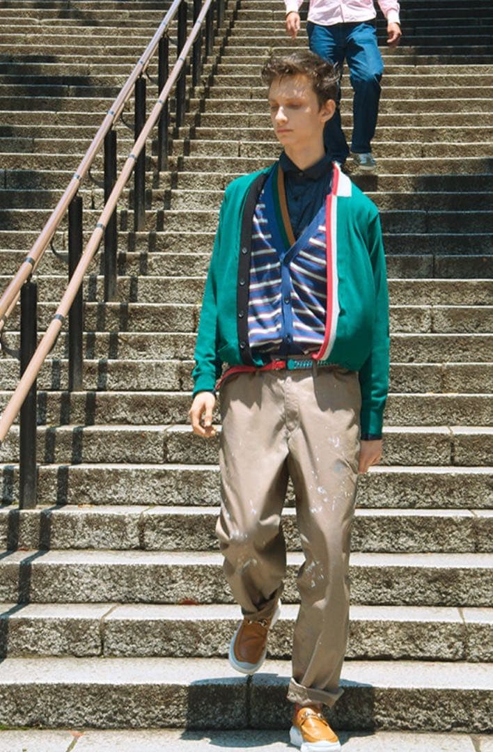 や*ま様 kolor 20ss ドッキングカーディガン