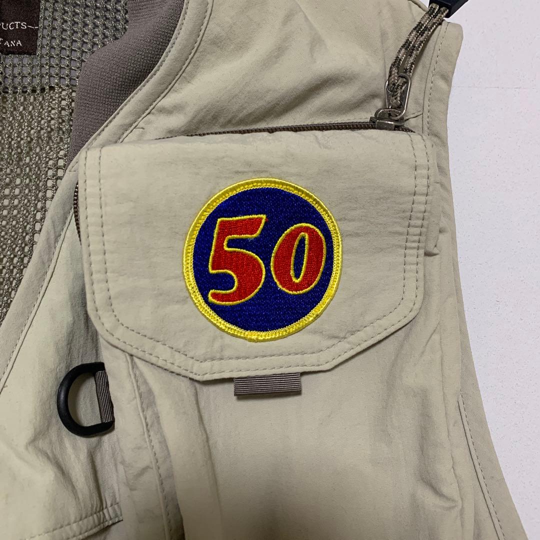 【希少】SIMMS カナダ製　ベスト　SAURISワッペン付き