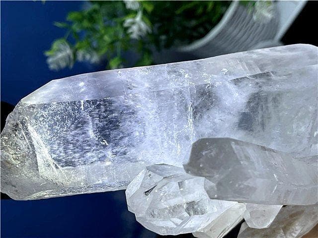 専用ページ◆超強天然(藍針入り)水晶クラスターB88B6/210B80C