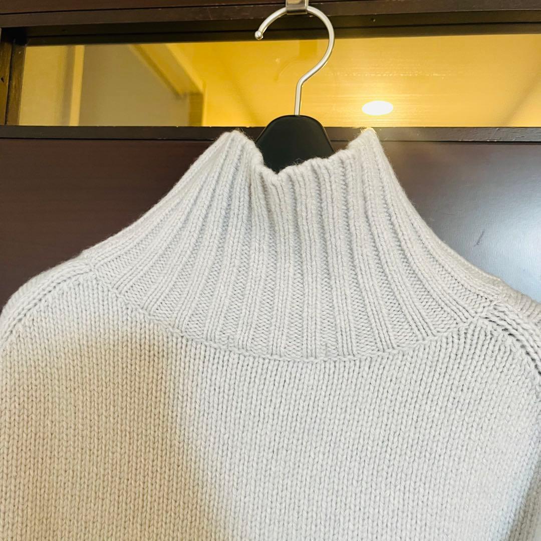 新品☆ANAYI ボウモウテンジクハイネックプルオーバー/セオリー、23区、ロペ