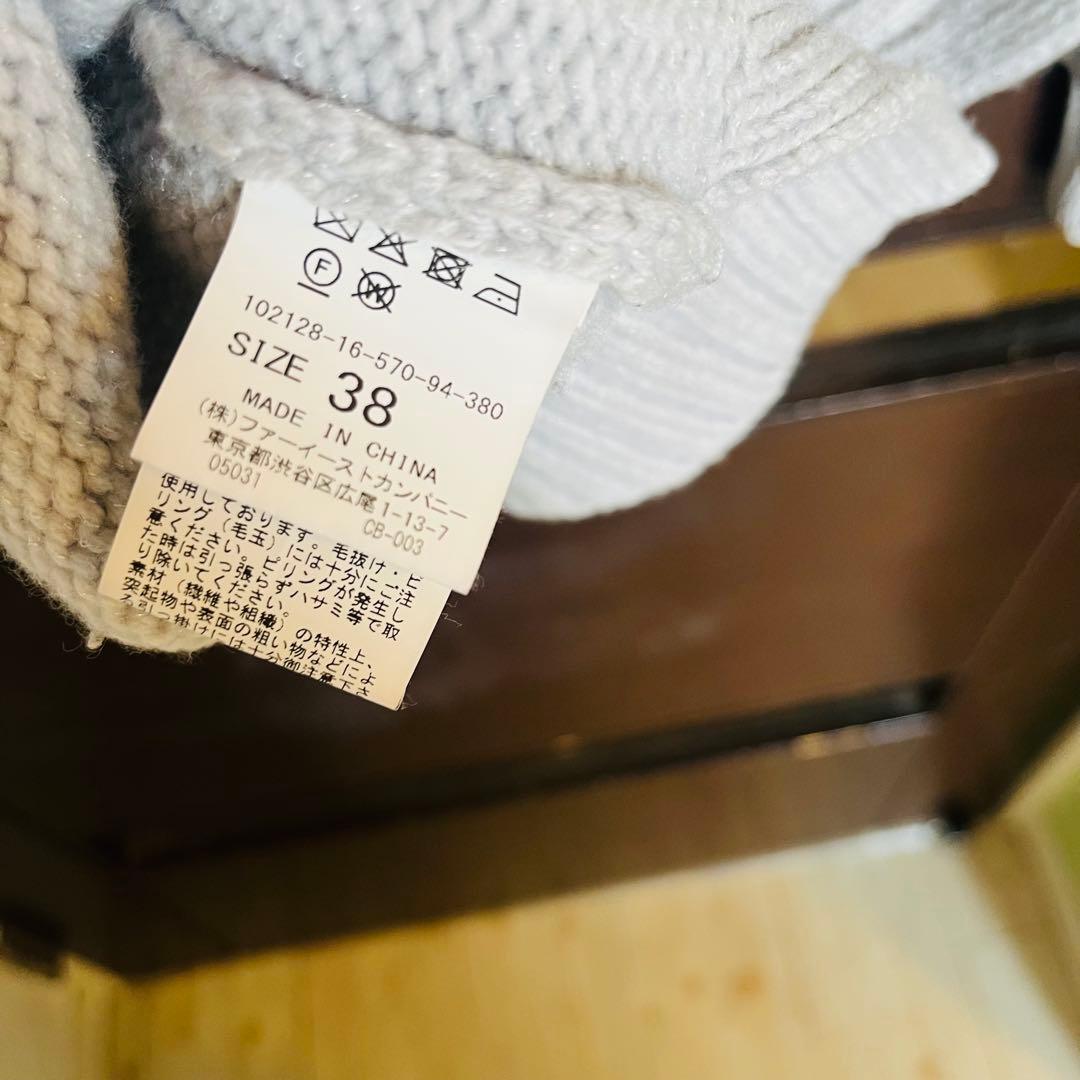 新品☆ANAYI ボウモウテンジクハイネックプルオーバー/セオリー、23区、ロペ