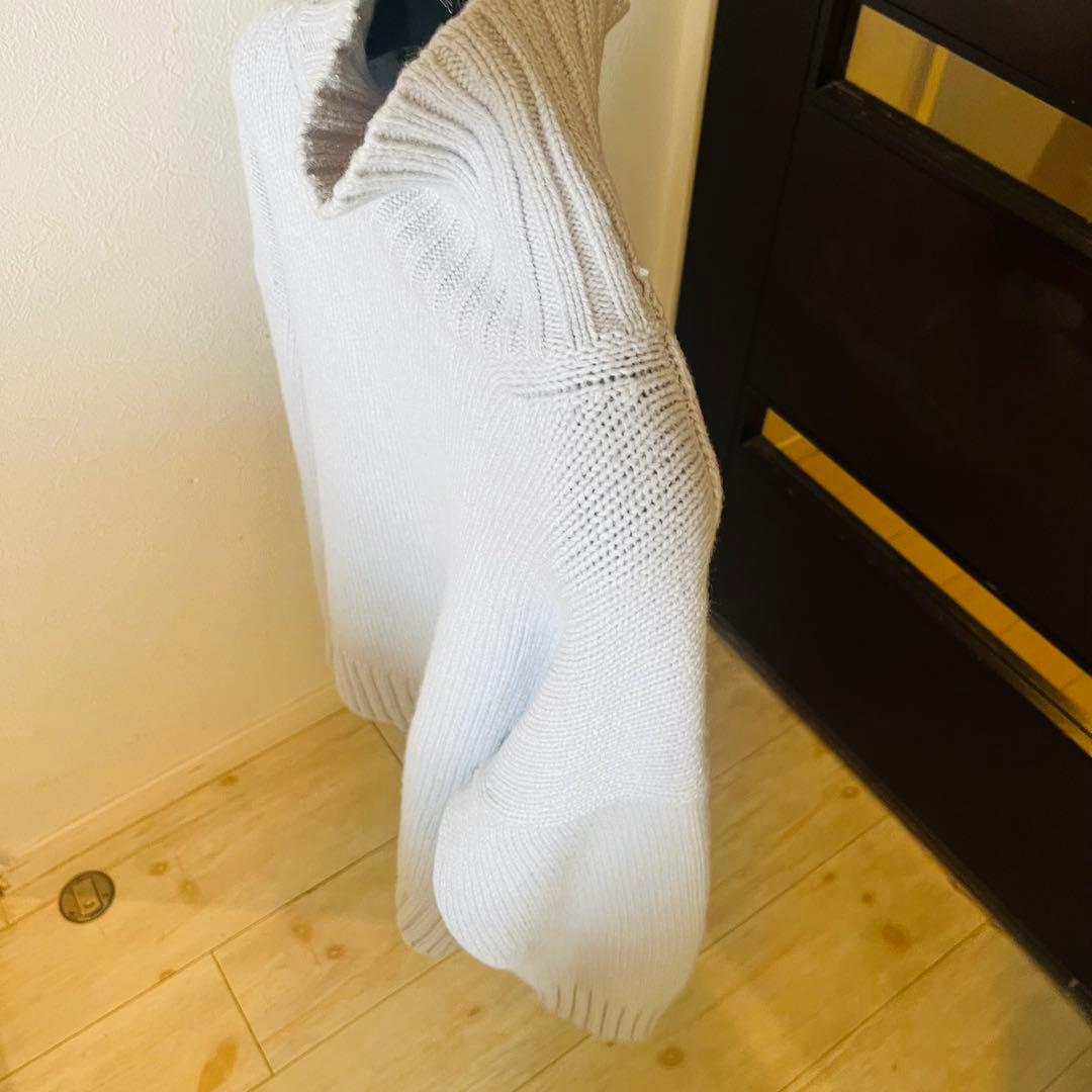 新品☆ANAYI ボウモウテンジクハイネックプルオーバー/セオリー、23区、ロペ