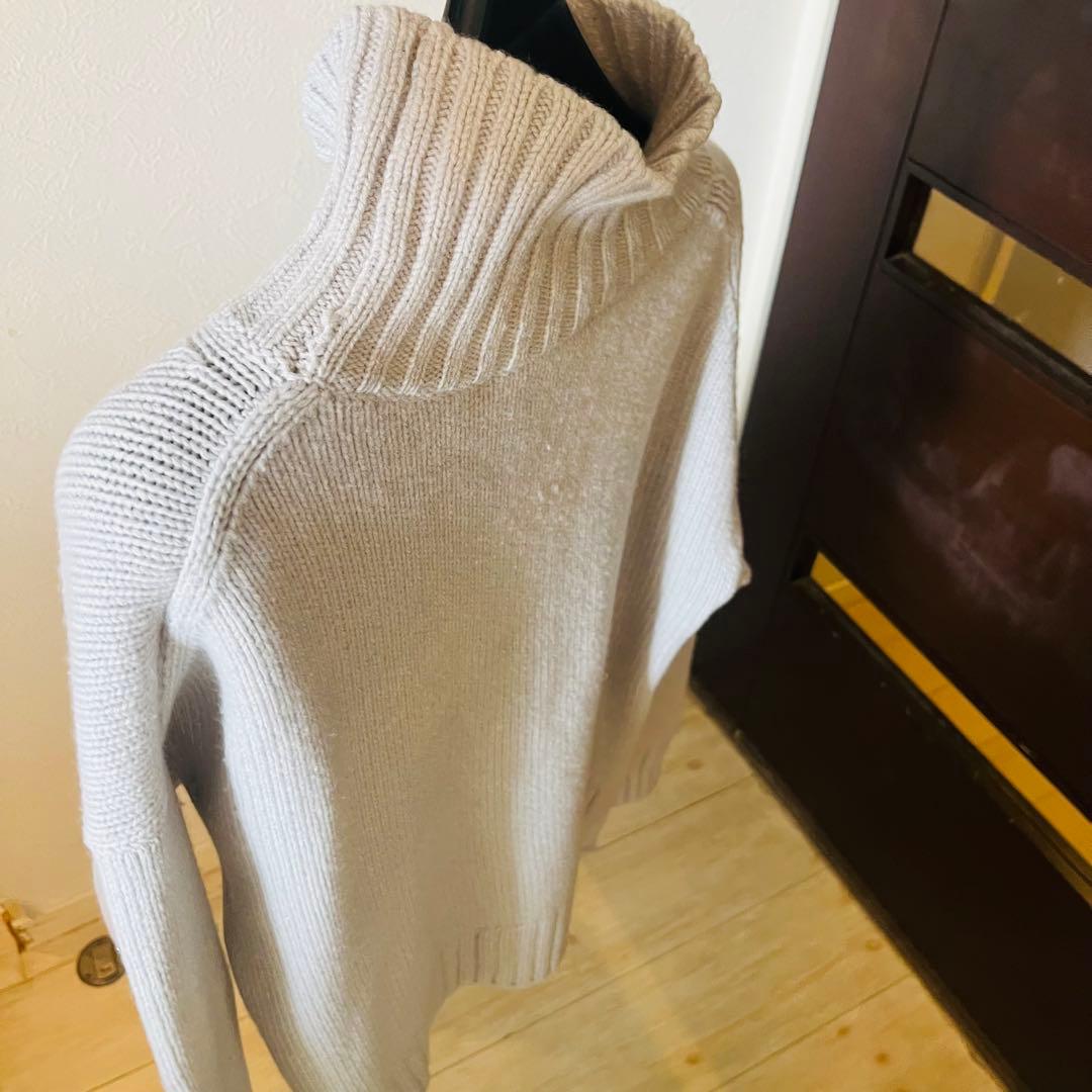 新品☆ANAYI ボウモウテンジクハイネックプルオーバー/セオリー、23区、ロペ