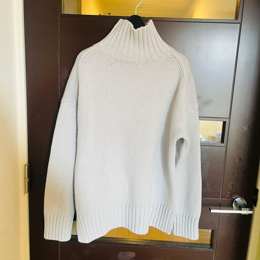 新品☆ANAYI ボウモウテンジクハイネックプルオーバー/セオリー、23区、ロペ