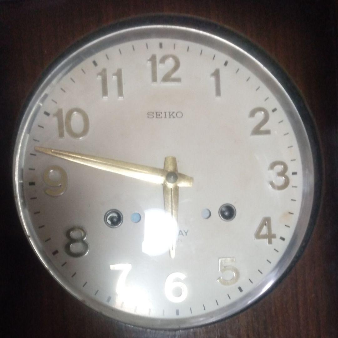 ＳＥＩＫＯ・ゼンマイ式、柱時計。