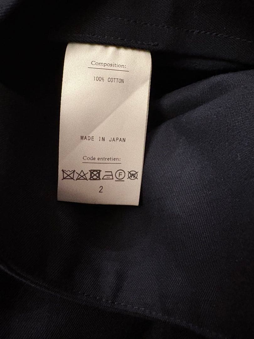 アプレッセ　モーターサイクル　ハーフコート　ネイビー　サイズ2