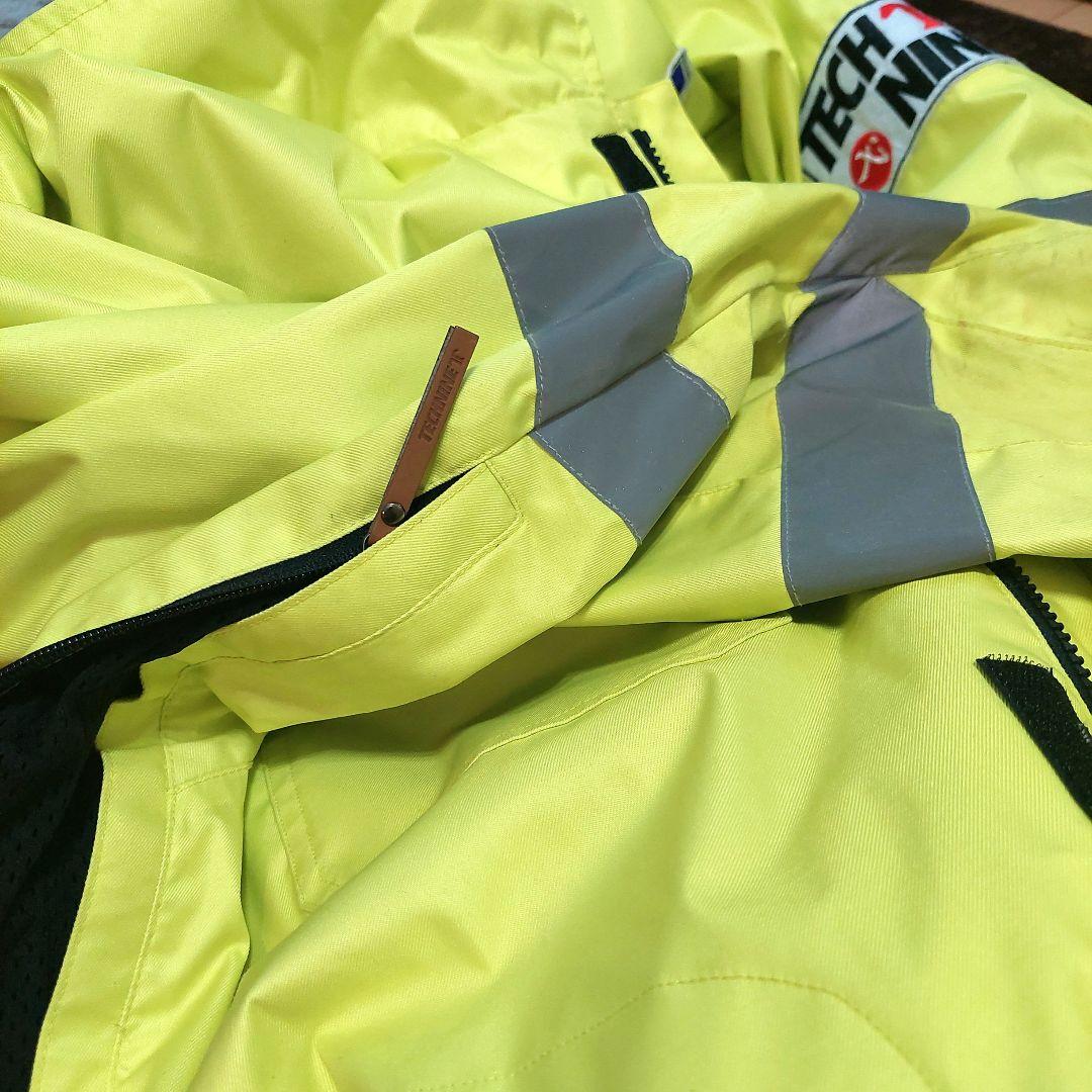 TECH NINE スノーボードウェア　鳶 蛍光イエロー　上下セット