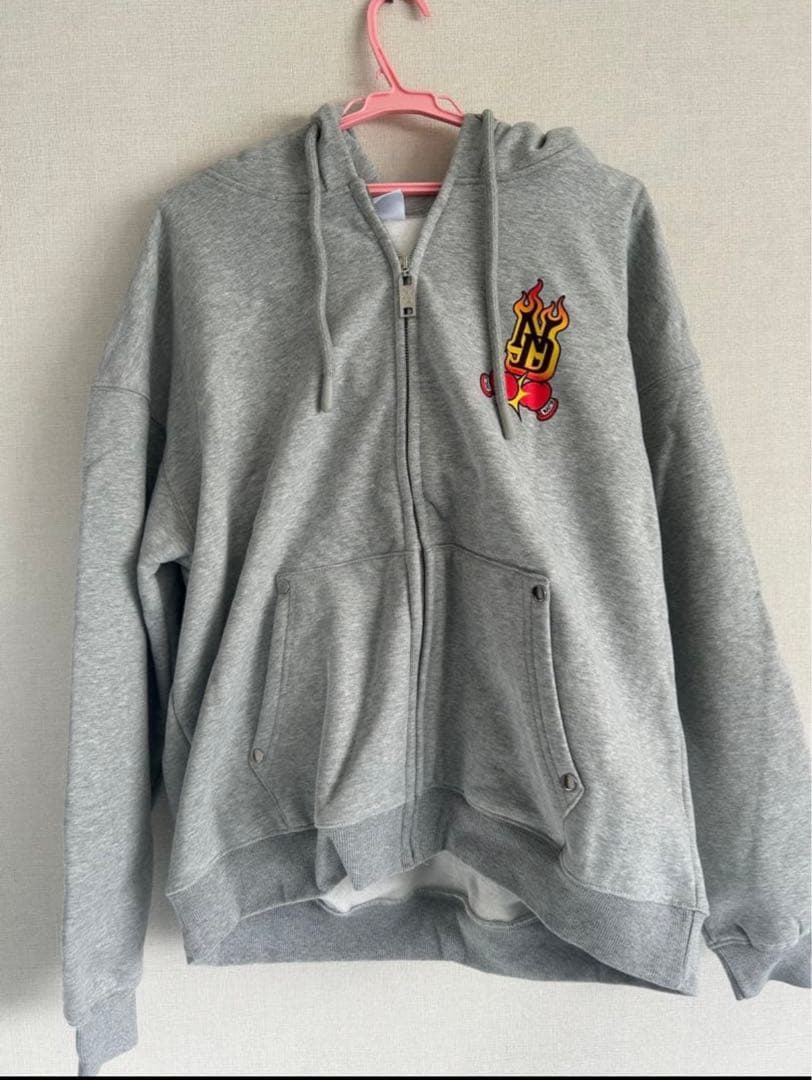 NASTYDOG ×天心グレー パーカー Mサイズ