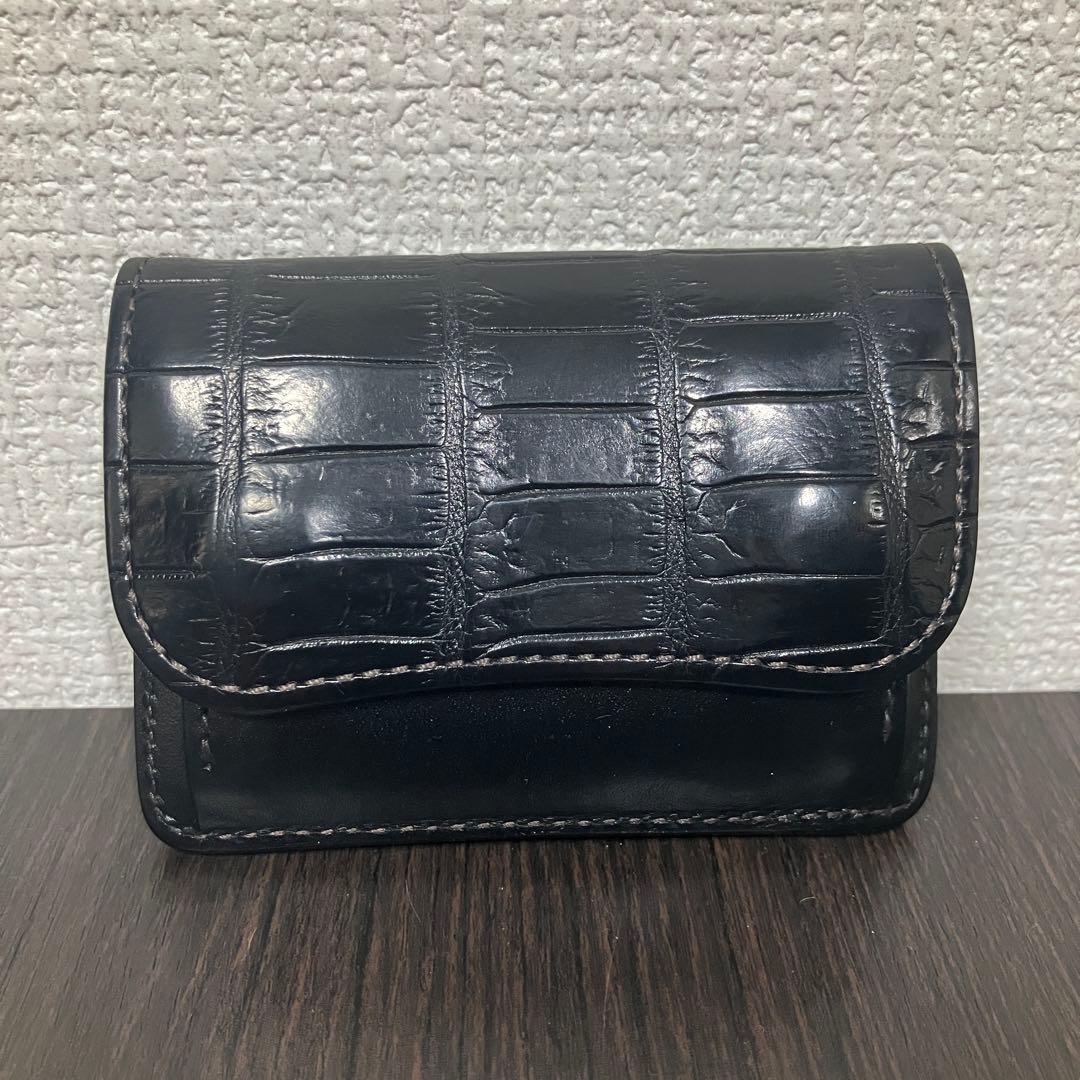 美品 WILDSWANS tongue タング 黒 クロコダイル