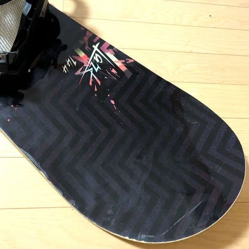 サロモン スノーボード バインディング 2点セット 144cm デッキパット付き