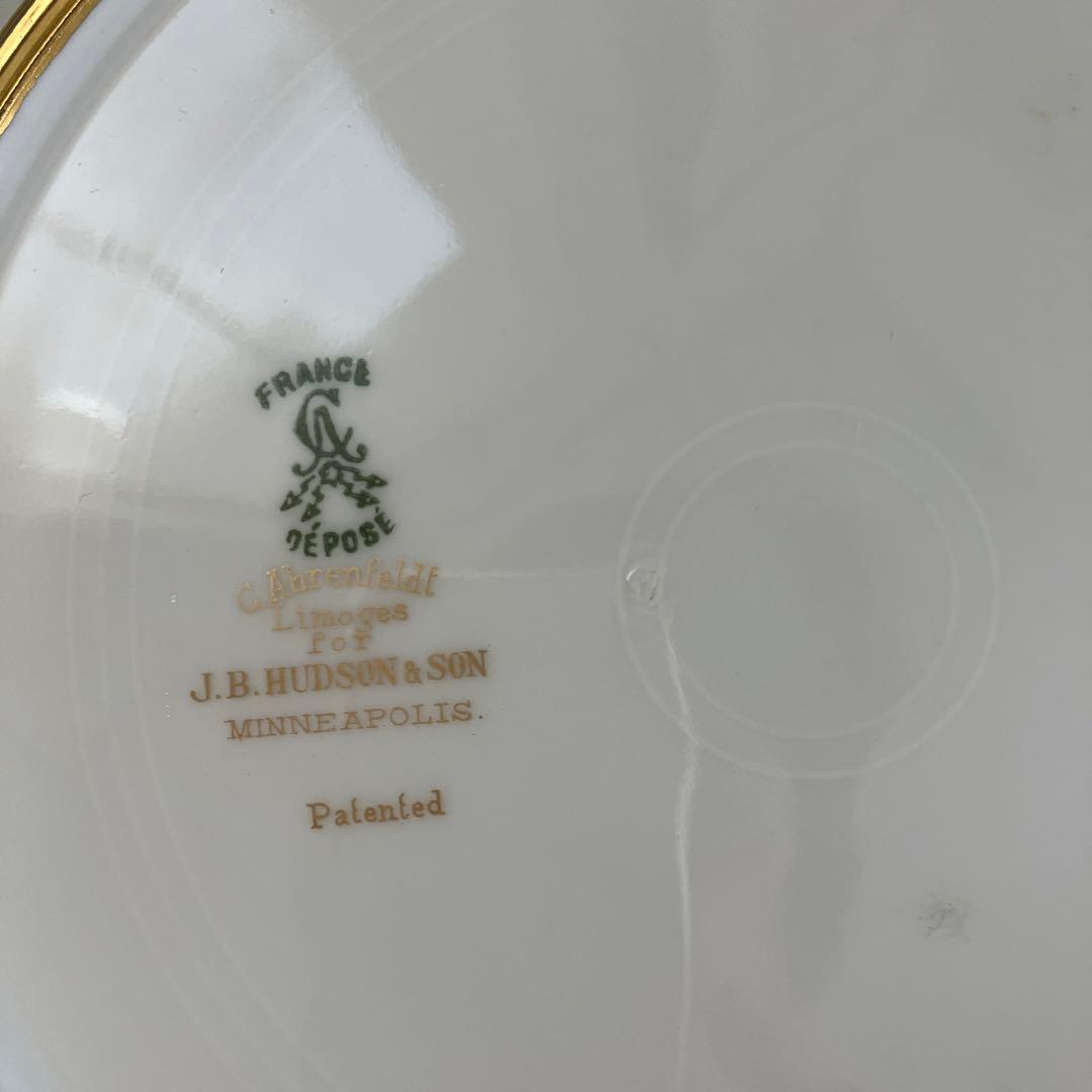 フランスアンティーク　リモージュ　シャルルアレンフェルト　ディナープレート