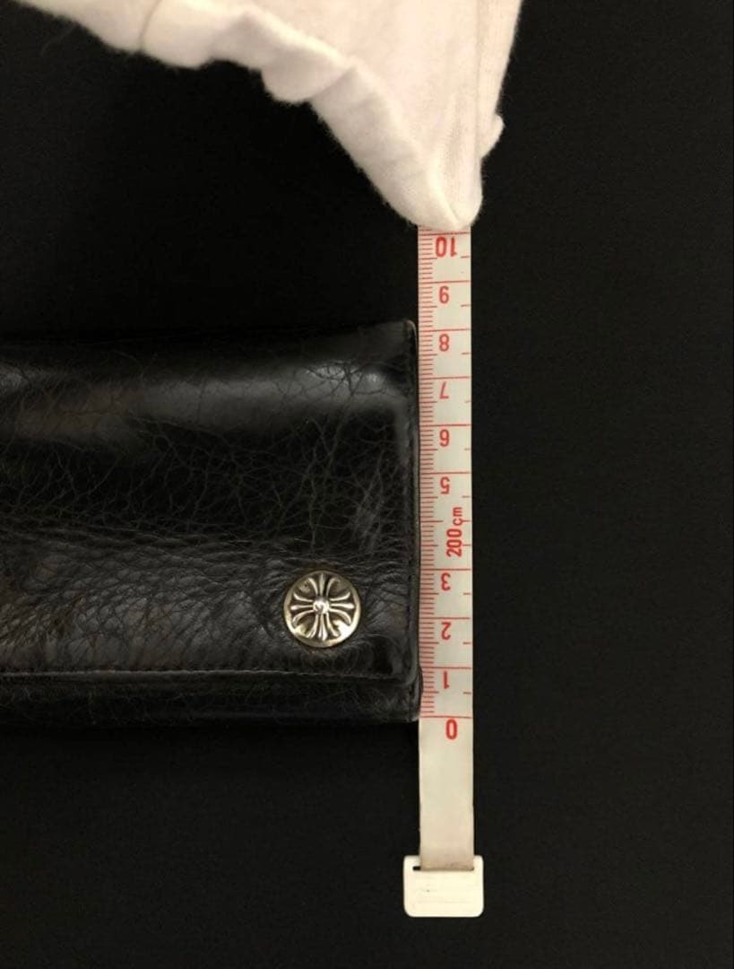 M*.様 Chrome Hearts クロスパッチ3フォールドウォレット