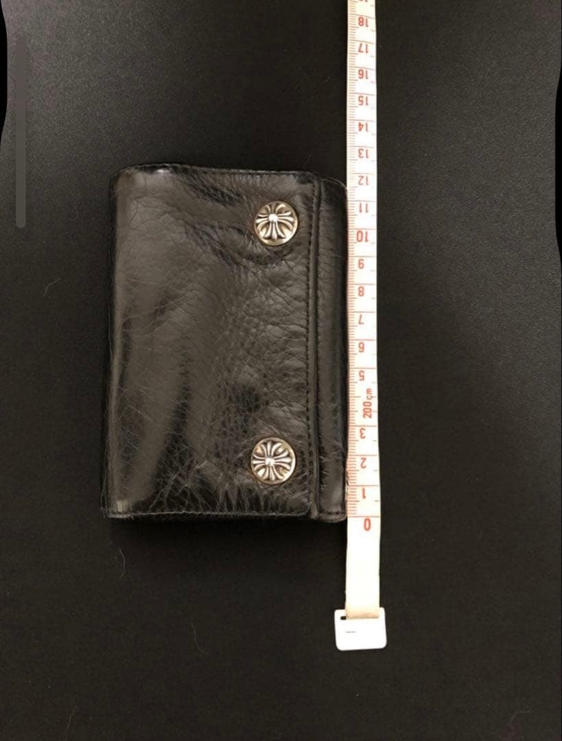 M*.様 Chrome Hearts クロスパッチ3フォールドウォレット
