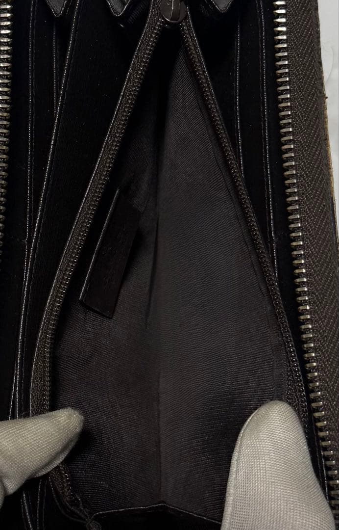 極美品✨ グッチ　GUCCI 長財布　GGスプリーム ラウンドファスナー