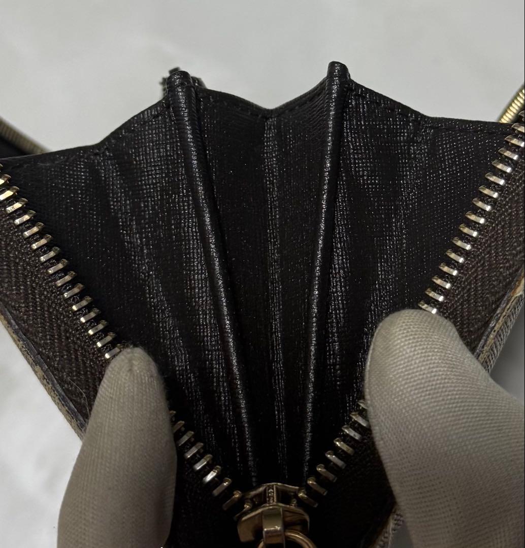 極美品✨ グッチ　GUCCI 長財布　GGスプリーム ラウンドファスナー