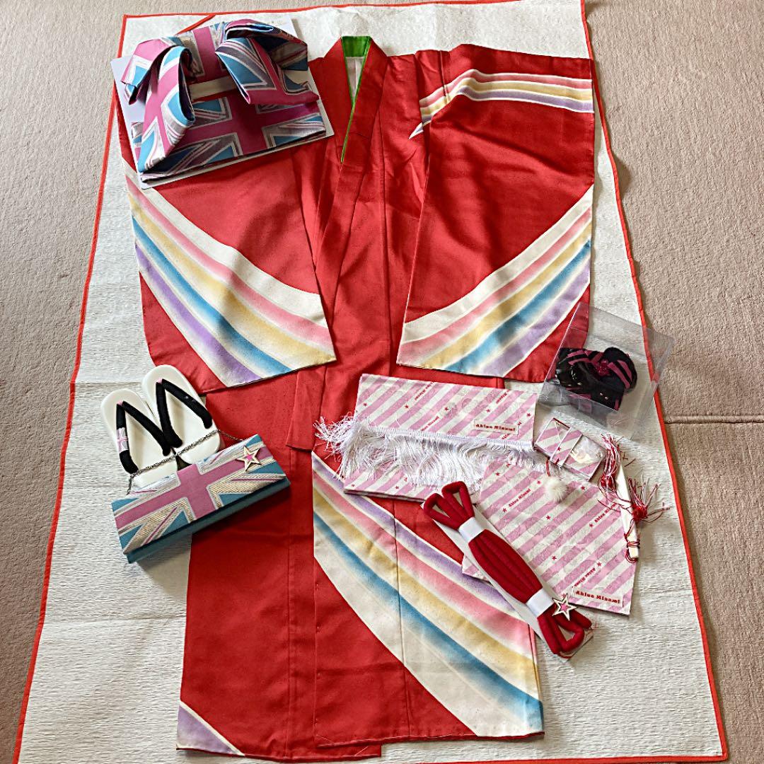 七五三正絹四つ身着物セット