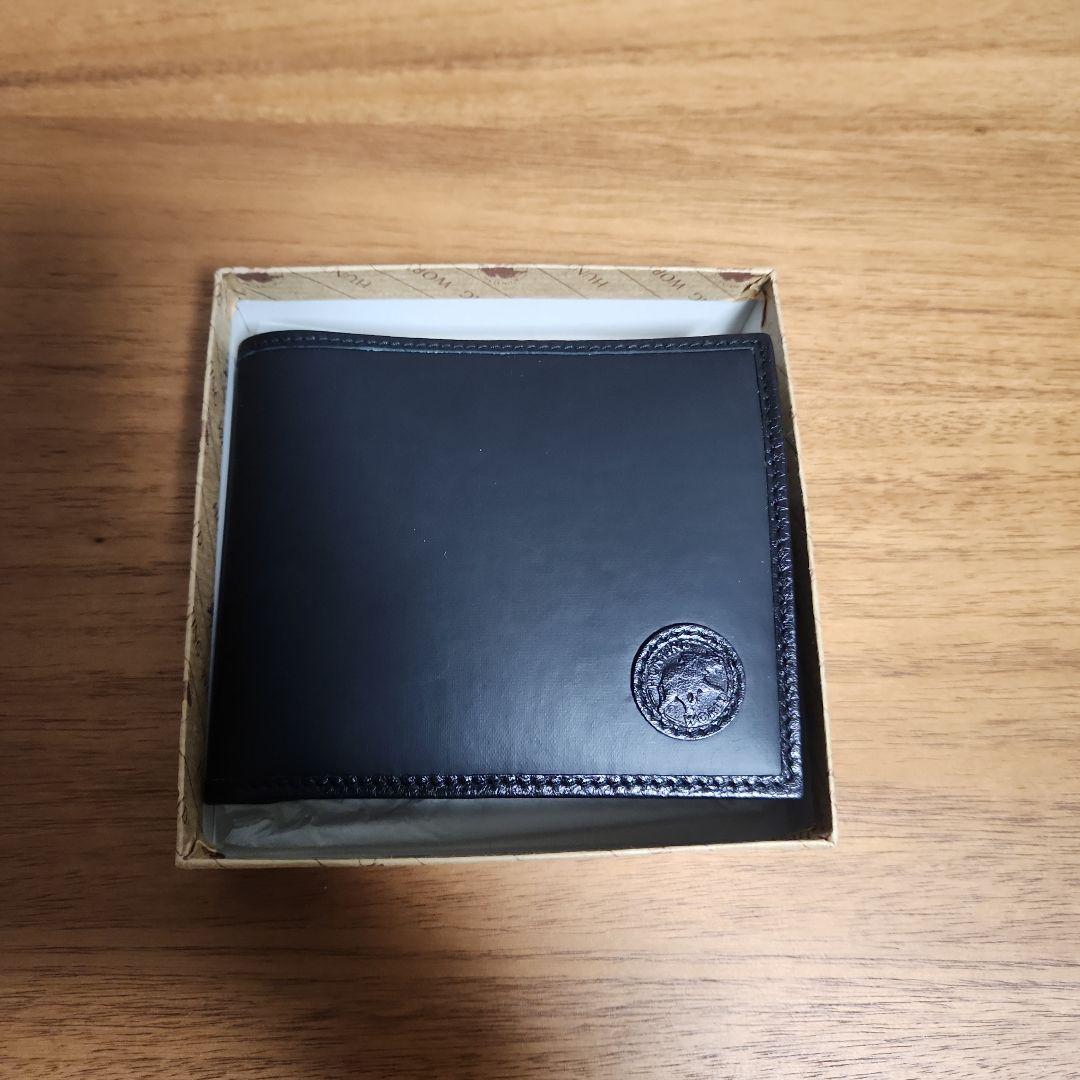 HUNTING WORLD ART-0510 ブラック二つ折り財布