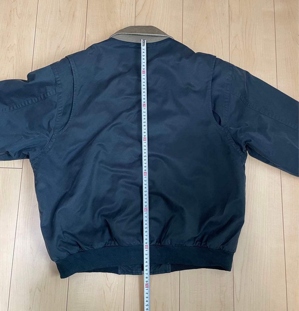 ワークジャケット　企業ロゴ　古着