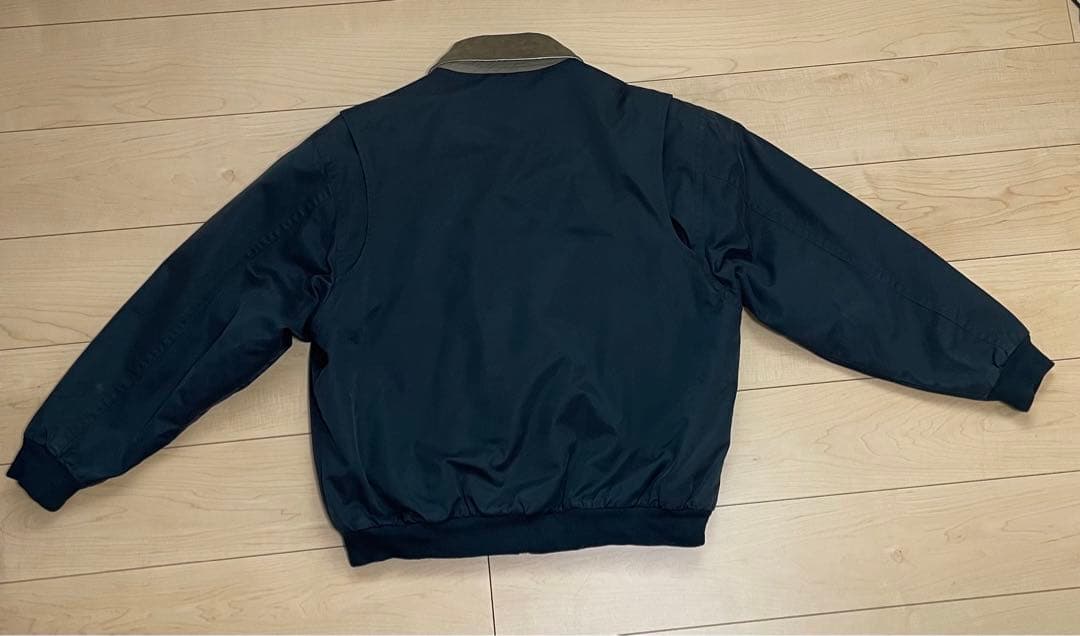 ワークジャケット　企業ロゴ　古着