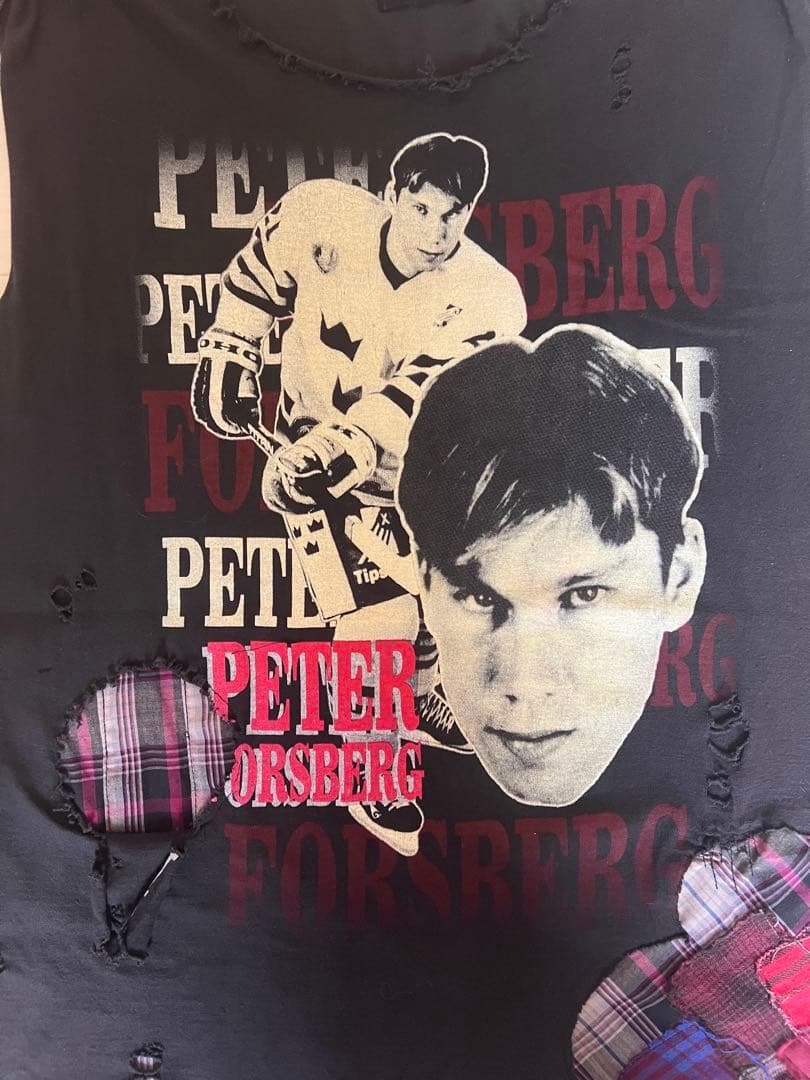 c0mi リメイク check shirt docking no-sleeve