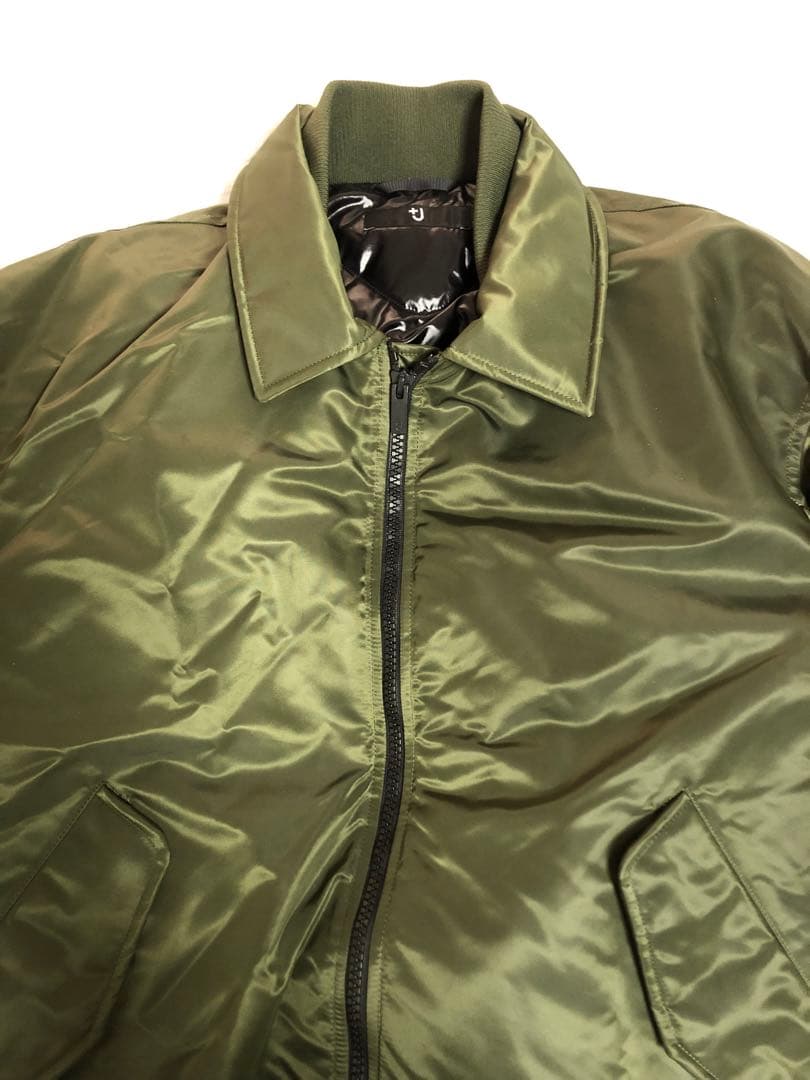 UNIQLO +J ダウンオーバーサイズリブブルゾン L ダウン90% カーキ