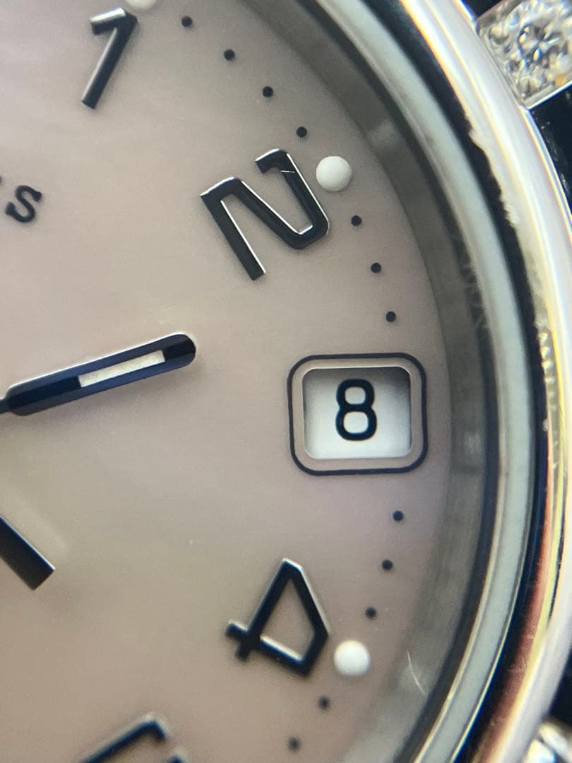 【極美品】エルメス クリッパー ナクレ CL4.230 12Pダイヤ 不動品Y