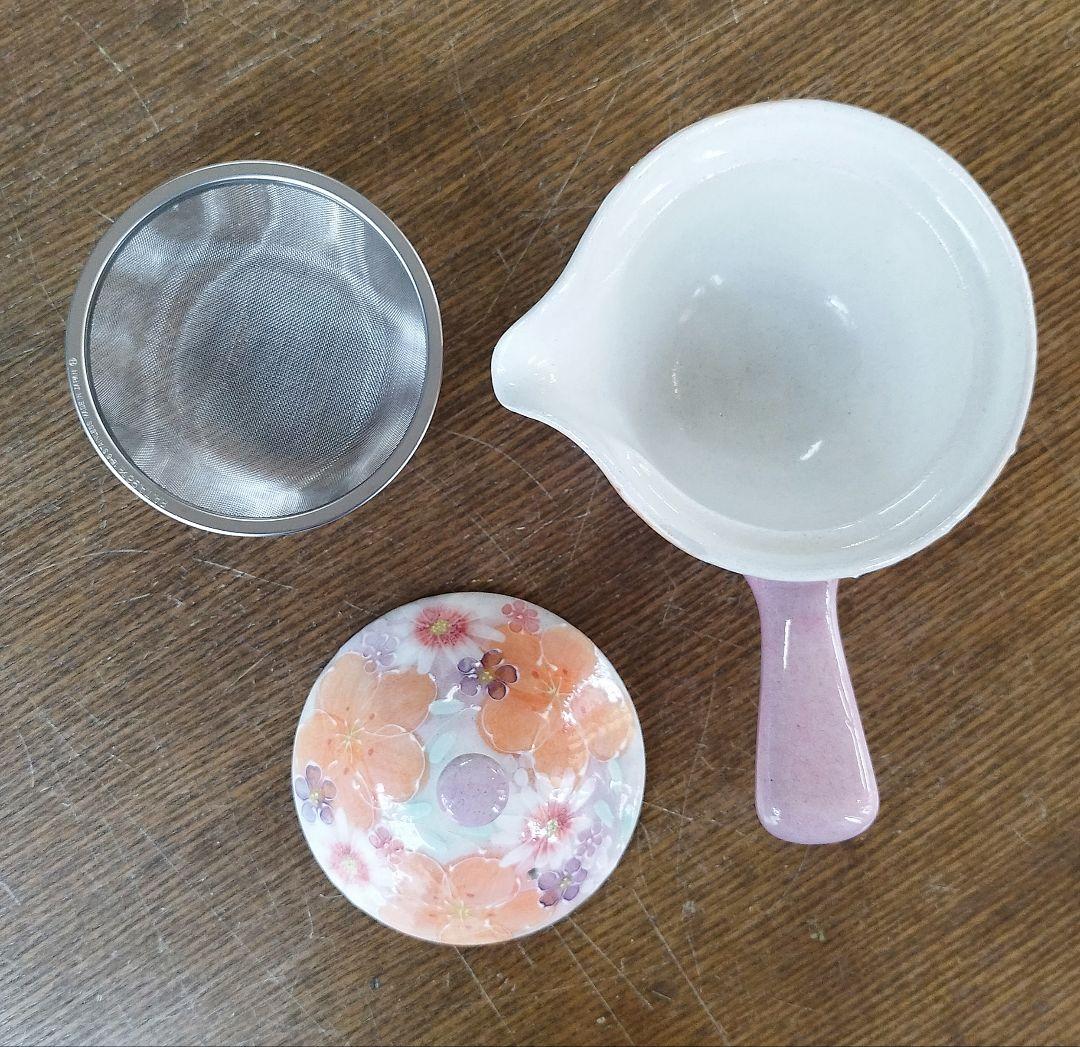 【新品・未使用】工房ゆずりは　紅彩京花　平急須　記念品　プレゼント　ティータイム