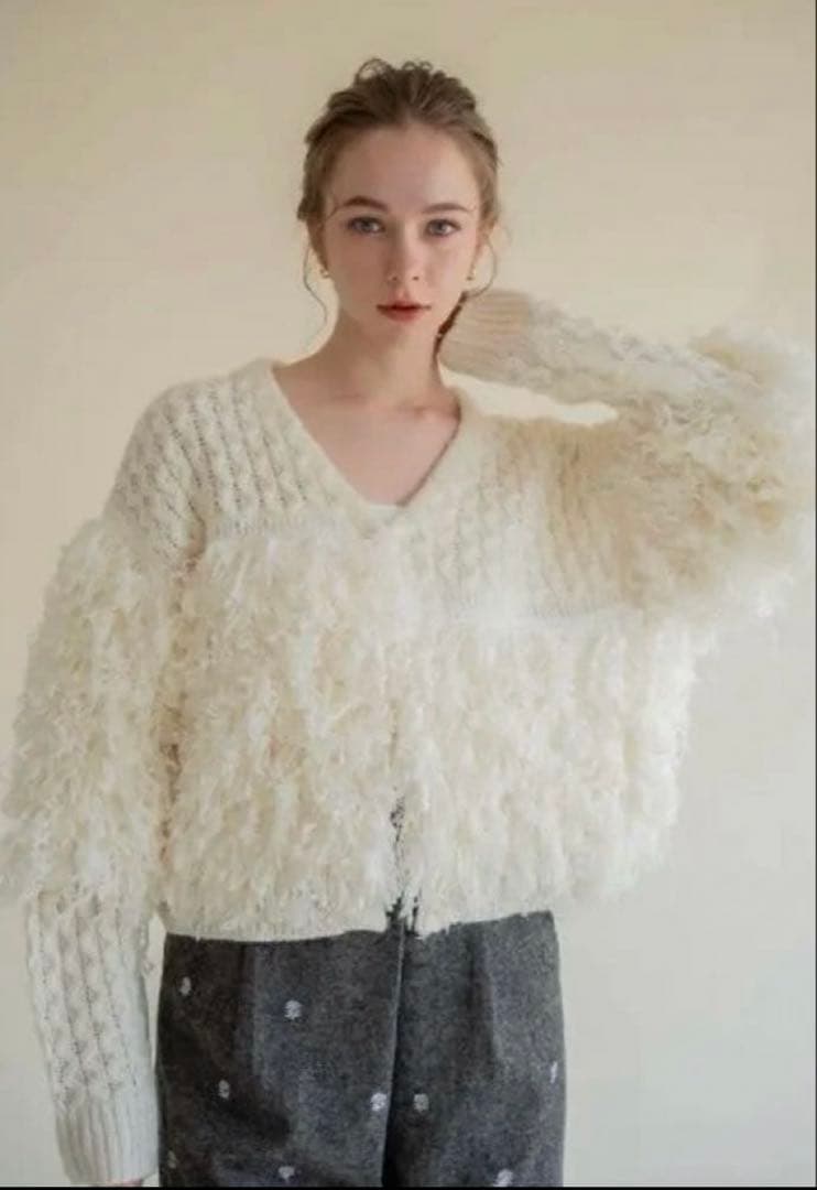【Acka.】mix knit cardigan