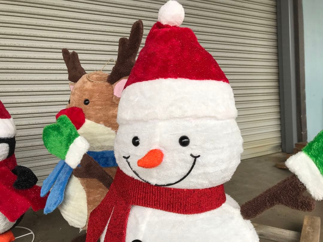 【展示品・箱無し】クリスマスデコレーション サンタと仲間たち