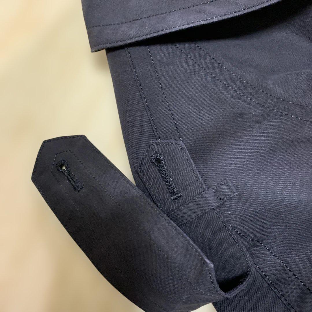 【美品】バーバリーロンドン　メンズ　トレンチコート ブラック　M-L