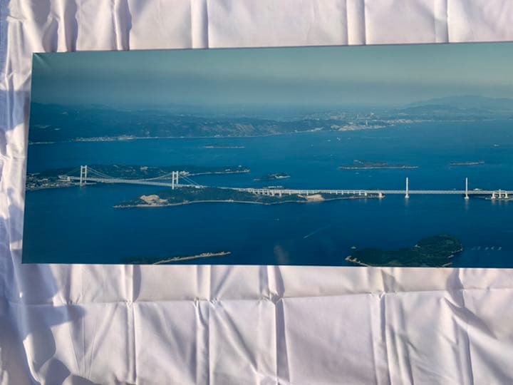 瀬戸大橋　掛け　写真　1メートル80センチ
