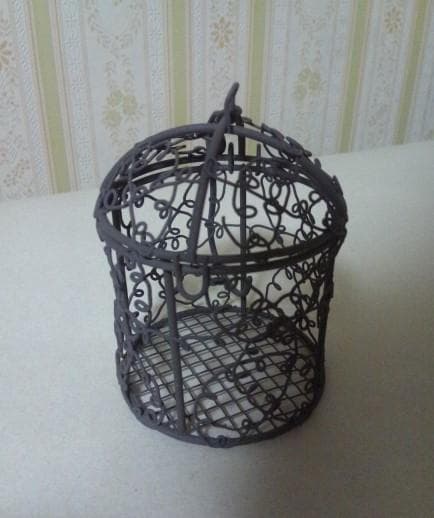 アンティーク ハンキング バスケット ＊ アイアン 雑貨