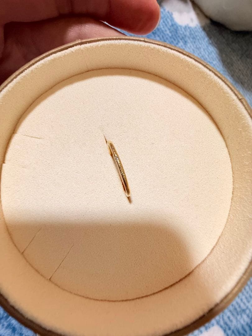 AHKAH メテオールリング　K18ゴールド　10号