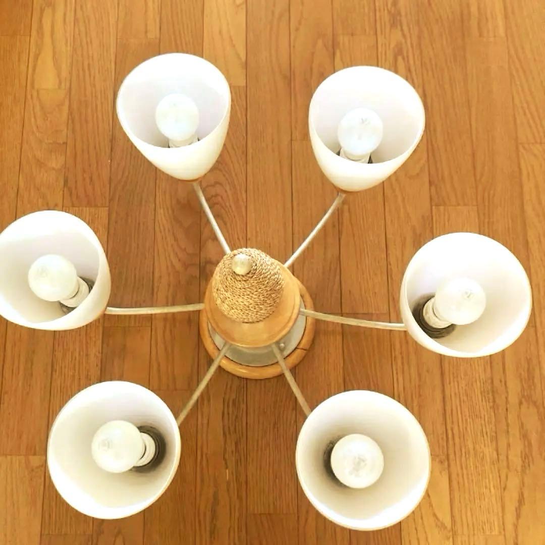 ODELICオーデリック　シャンデリア　ライト　6灯　アンティーク